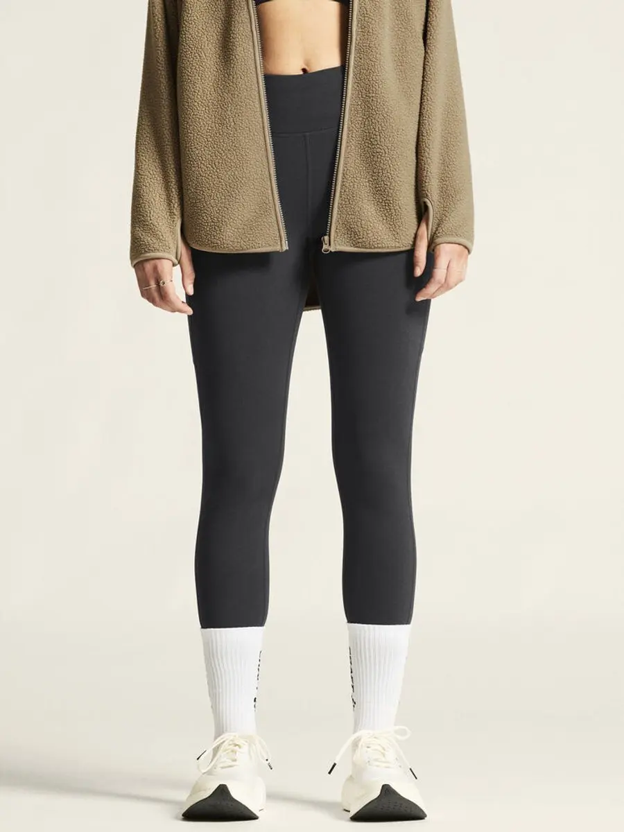 Craft Adv Essence Warm Tights 3 W Dames Sportlegging - Zwart