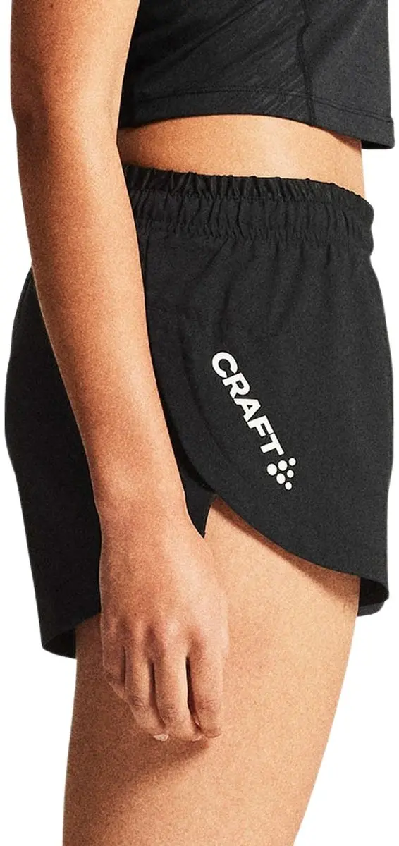 Craft Rush 2.0 Marathon Short Dames - Maat M - Zwart