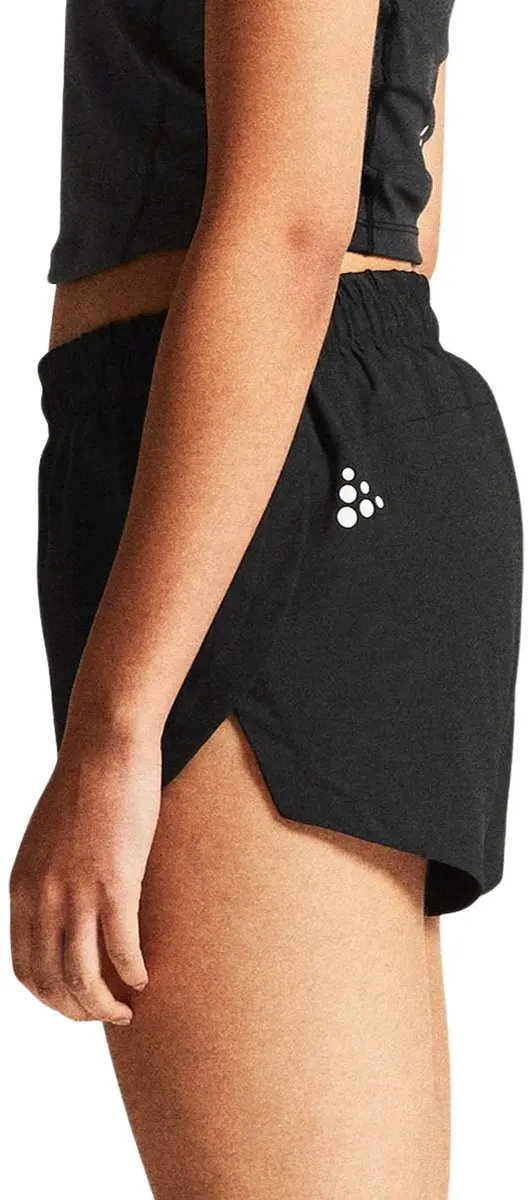 Craft Rush 2.0 Marathon Short Dames - Maat M - Zwart
