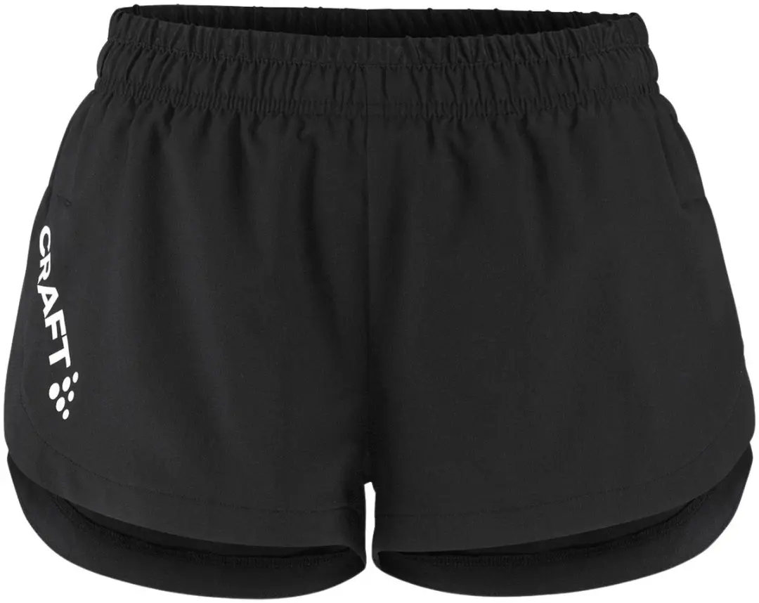 Craft Rush 2.0 Marathon Short Dames - Maat M - Zwart