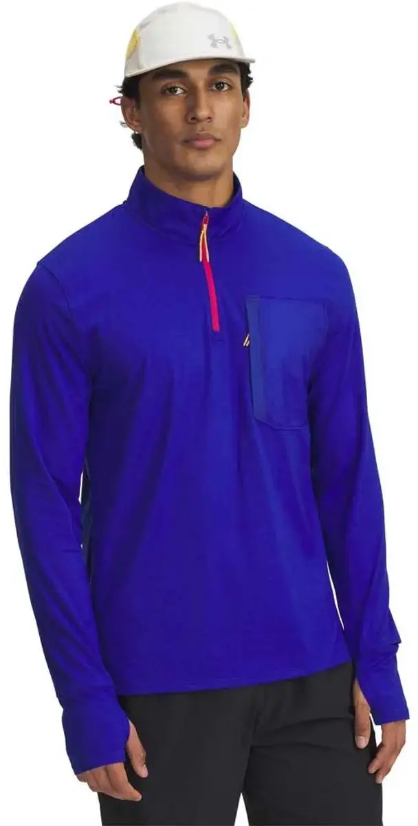 Under Armour Trail Run Sweatshirt M - Blauw