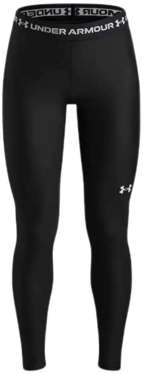 Under Armour HeatGear Meisjes Sportbroek 164 - Zwart/Wit - afbeelding 6 van 6
