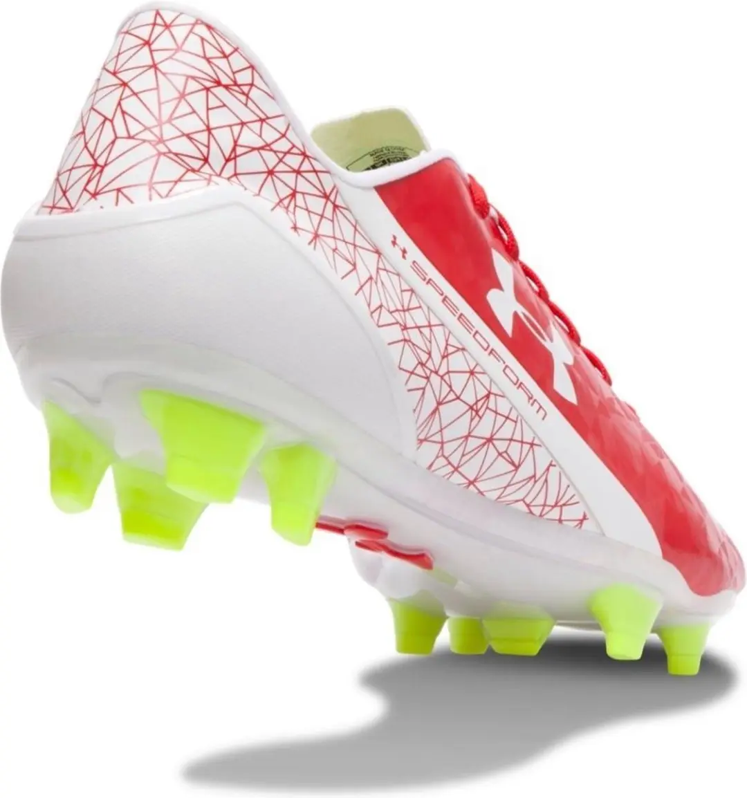 Under Armour SpeedForm FG Voetbalschoenen 43 - Rood/Wit
