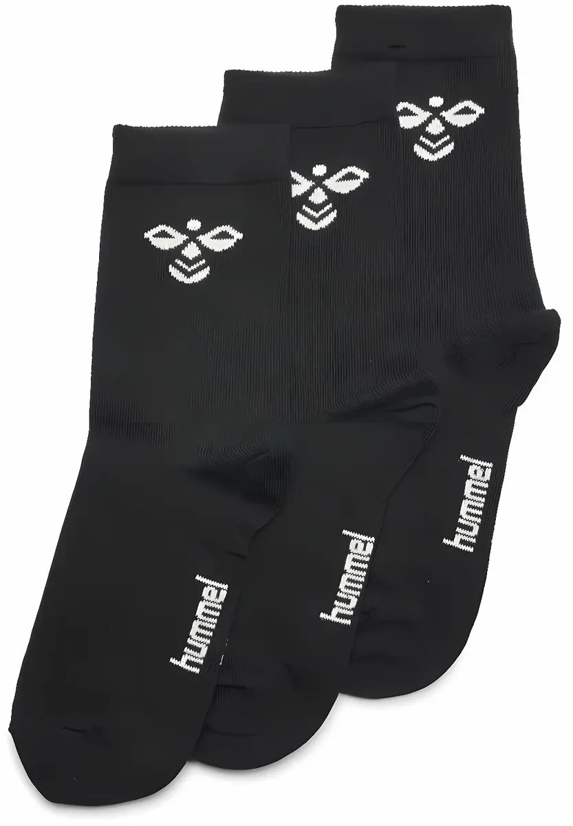Hummel Sutton Kindersokken 28-31 - 3-pack - Zwart - afbeelding 6 van 6