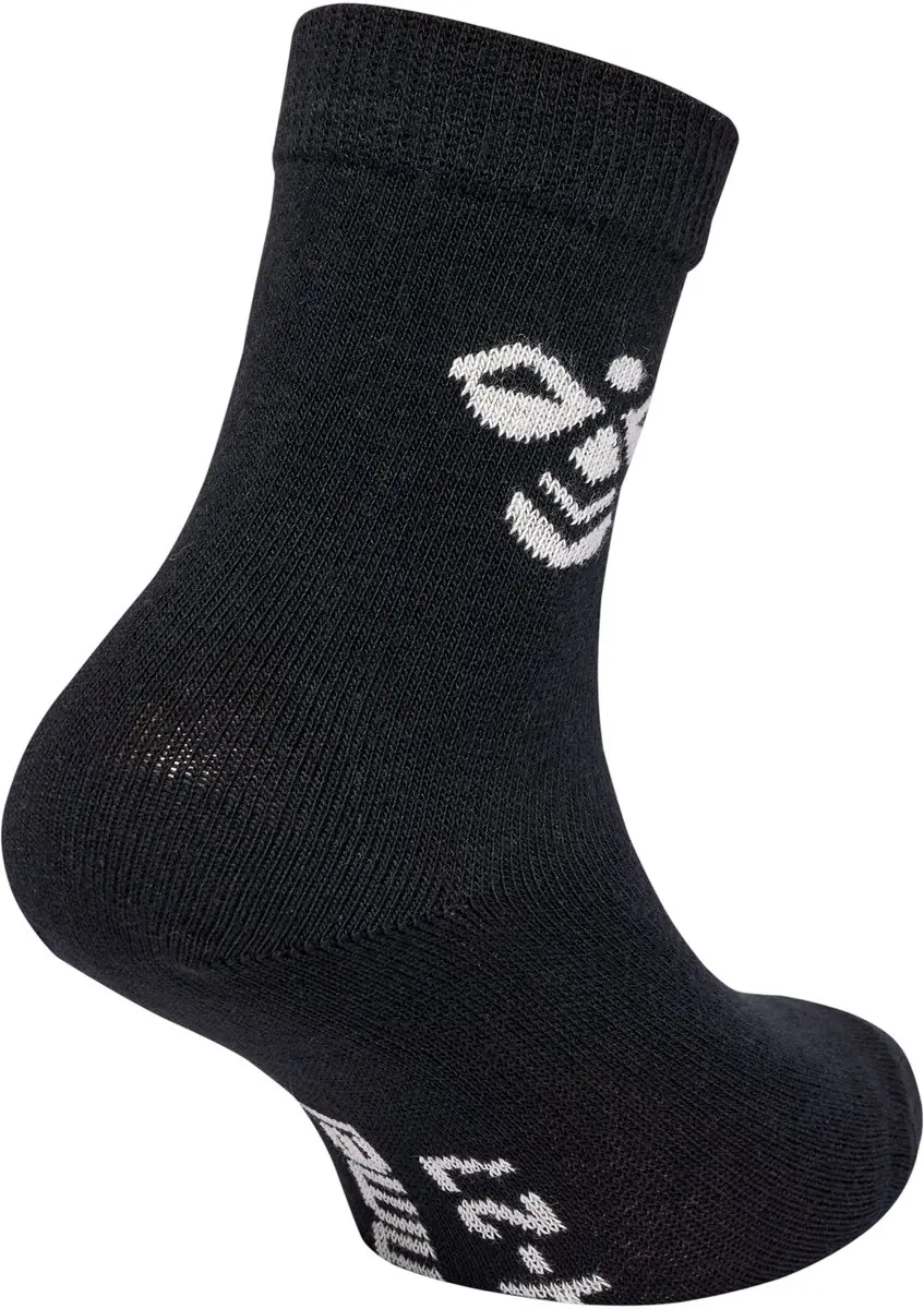 Hummel Sutton Kindersokken 28-31 - 3-pack - Zwart