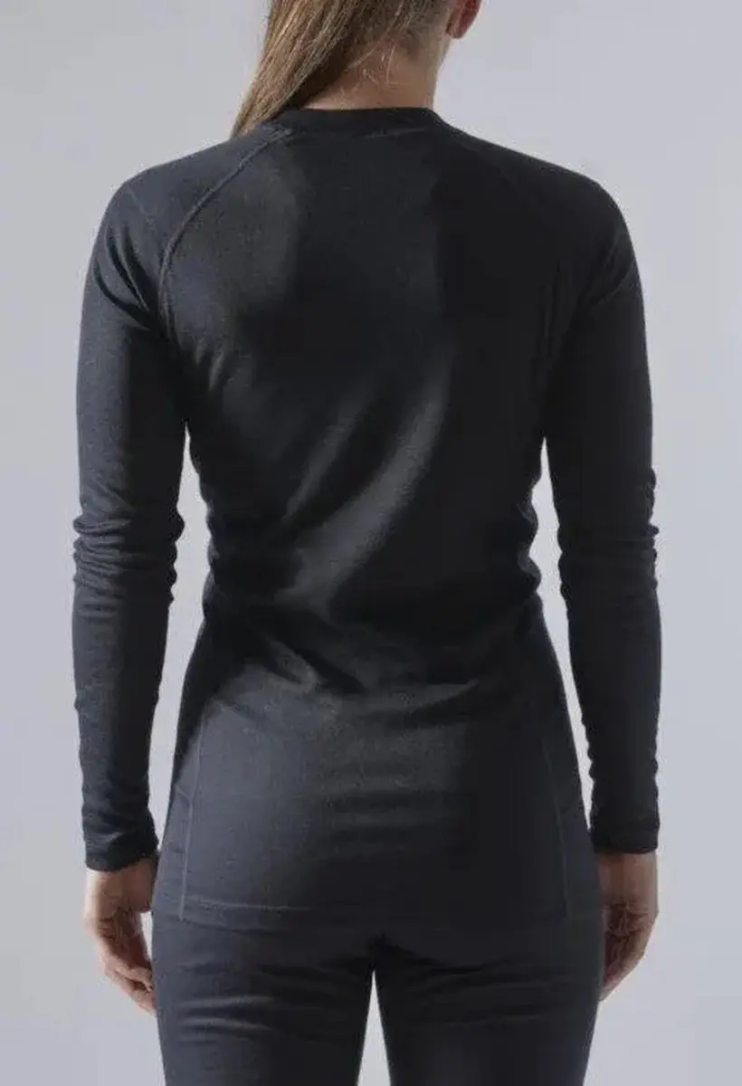 Craft Core Warm Baselayer Shirt Dames - Maat L - Zwart