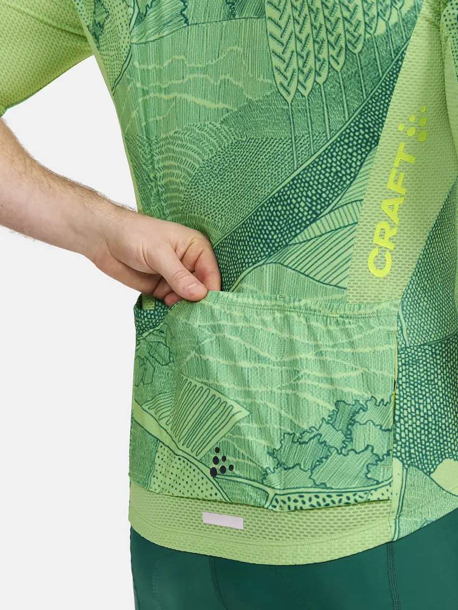 Craft Adv Endur Graphic Fietsshirt Heren - S - Zwart