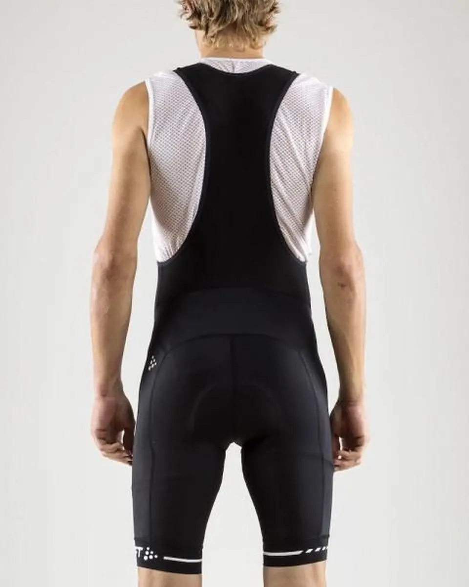 Craft Rise Bib Fietsbroek Heren - XL - Zwart/Wit