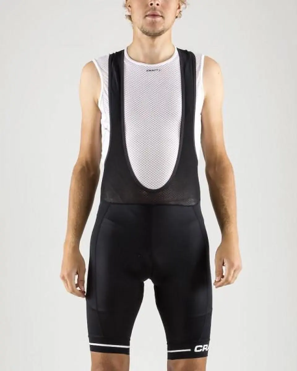 Craft Rise Bib Fietsbroek Heren - XL - Zwart/Wit