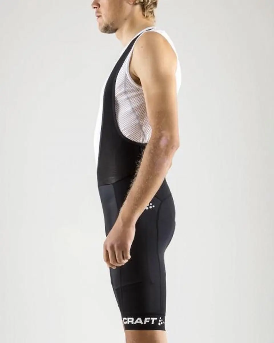 Craft Rise Bib Fietsbroek Heren - XL - Zwart/Wit