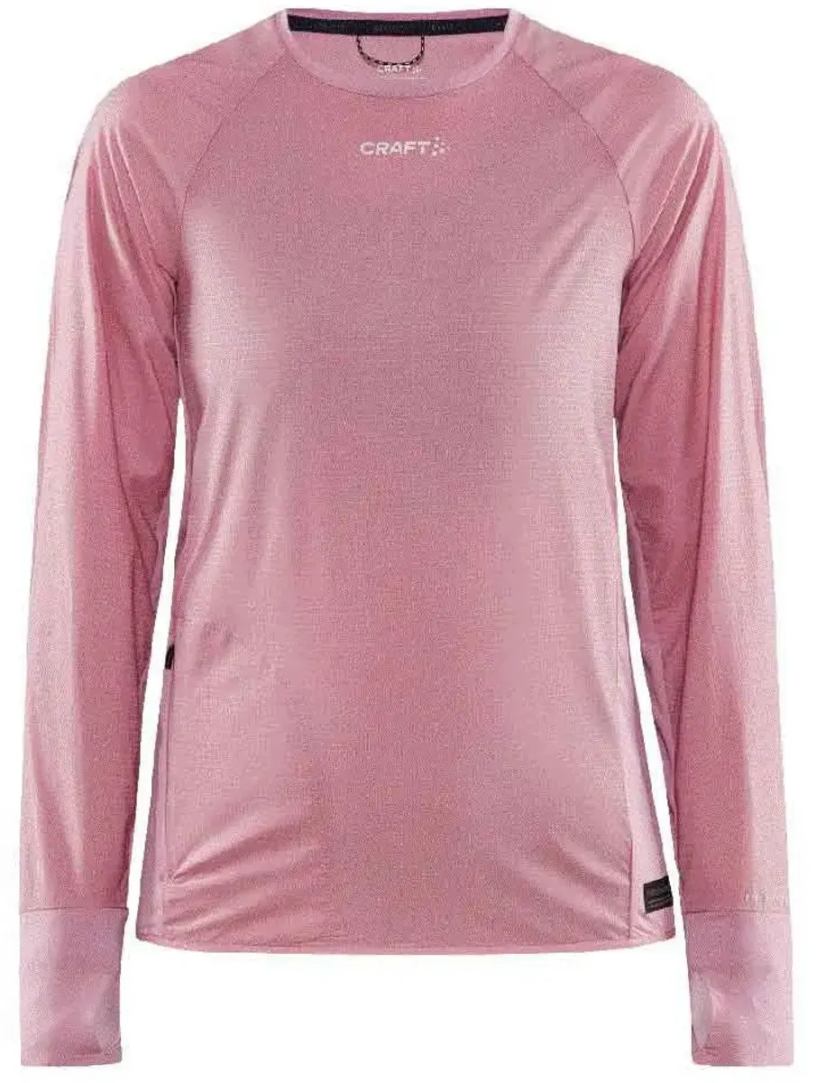 Craft Pro Hypervent LS Wind Shirt - Roze Dames M - afbeelding 6 van 6