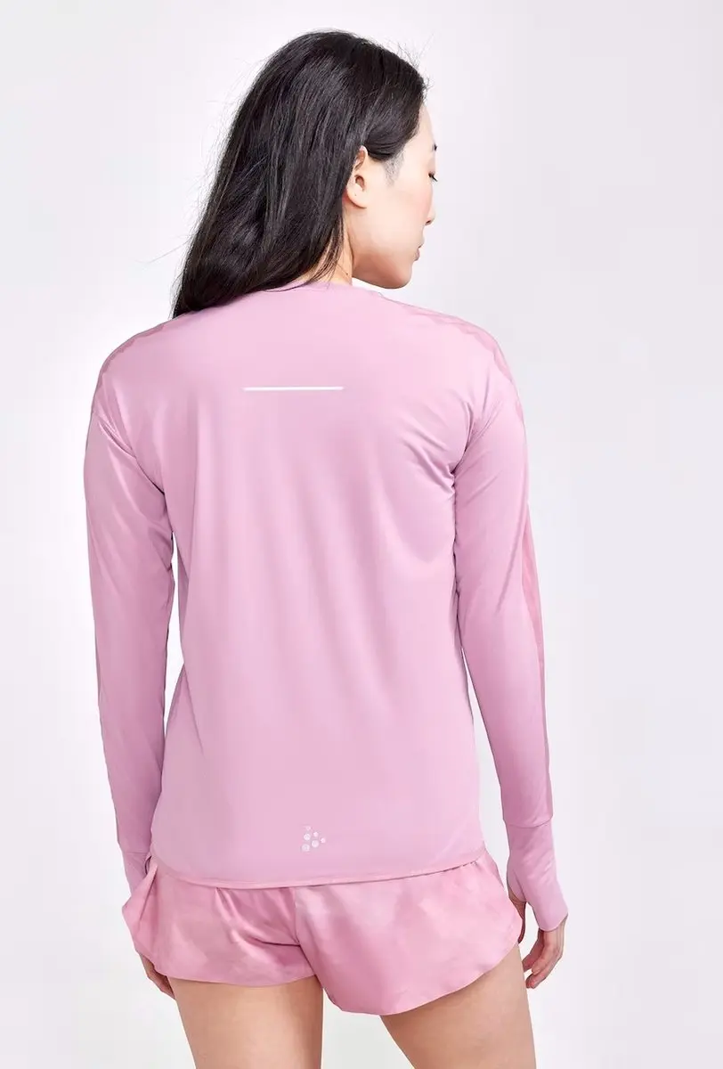 Craft Pro Hypervent LS Wind Shirt - Roze Dames M