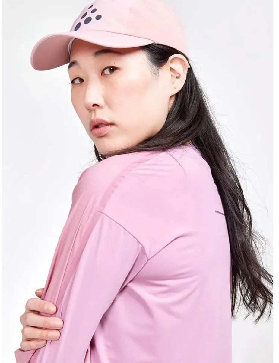 Craft Pro Hypervent LS Wind Shirt - Roze Dames M