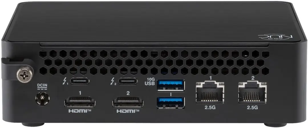 ASUS NUC 16 Pro RNUC16GDKX76C002 Mini PC - Intel Core Ultra X7 358H - Zwart - afbeelding 6 van 6