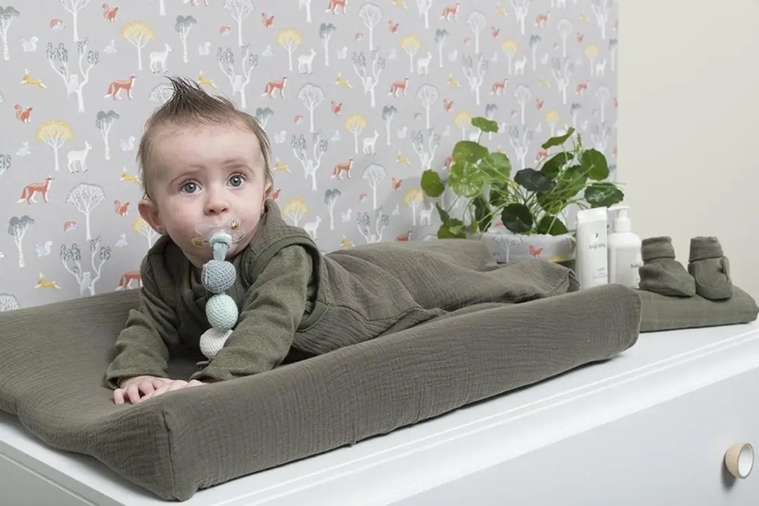 Baby's Only Gebreid Speenkoord - Zilvergrijs/Grijs/Wit
