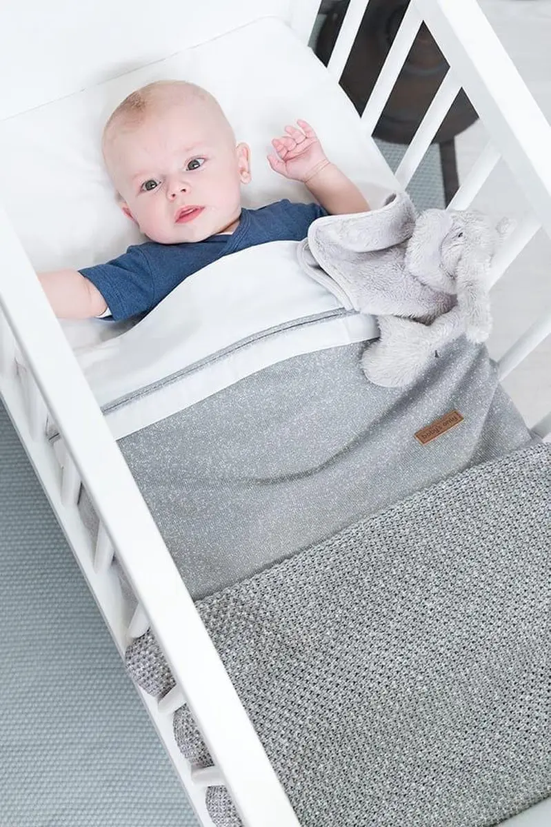 Baby's Only Wiegdeken Teddy Sparkle 70x95cm - 2.5 TOG - Goud-Ivoor