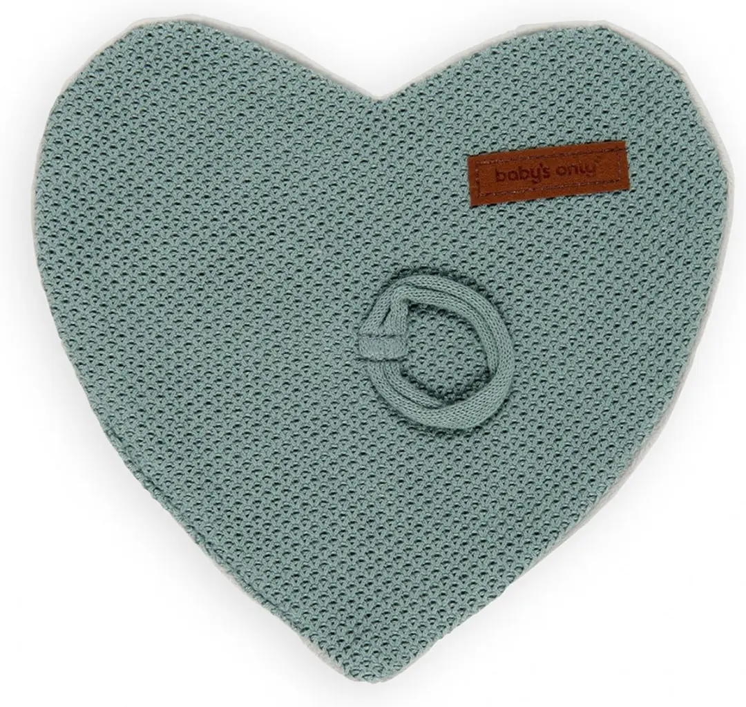 Baby's Only Speendoekje Hartje Classic Stonegreen - afbeelding 6 van 6