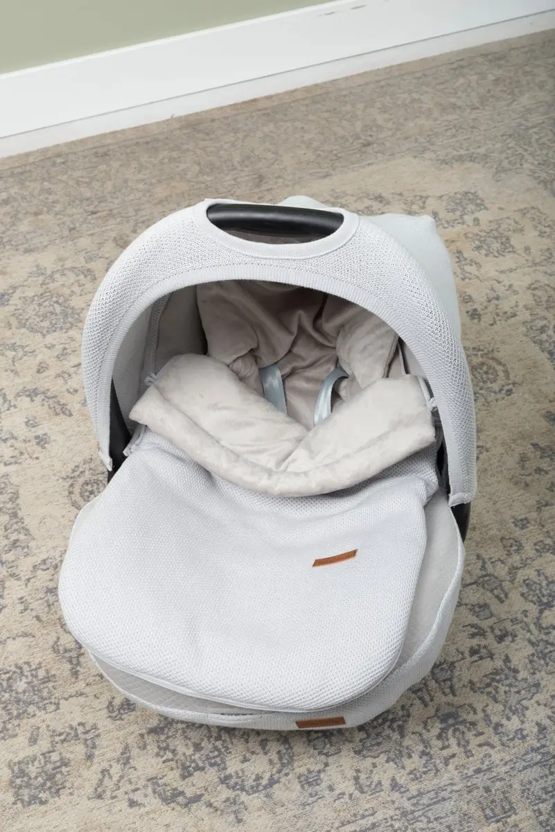 Baby's Only Autostoel Zonnekap Maxi Cosi 0+ - Zilvergrijs
