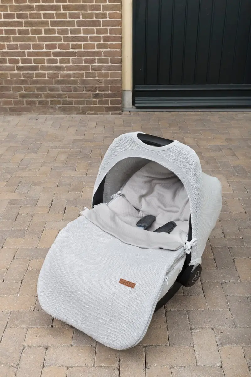 Baby's Only Autostoel Zonnekap Maxi Cosi 0+ - Zilvergrijs
