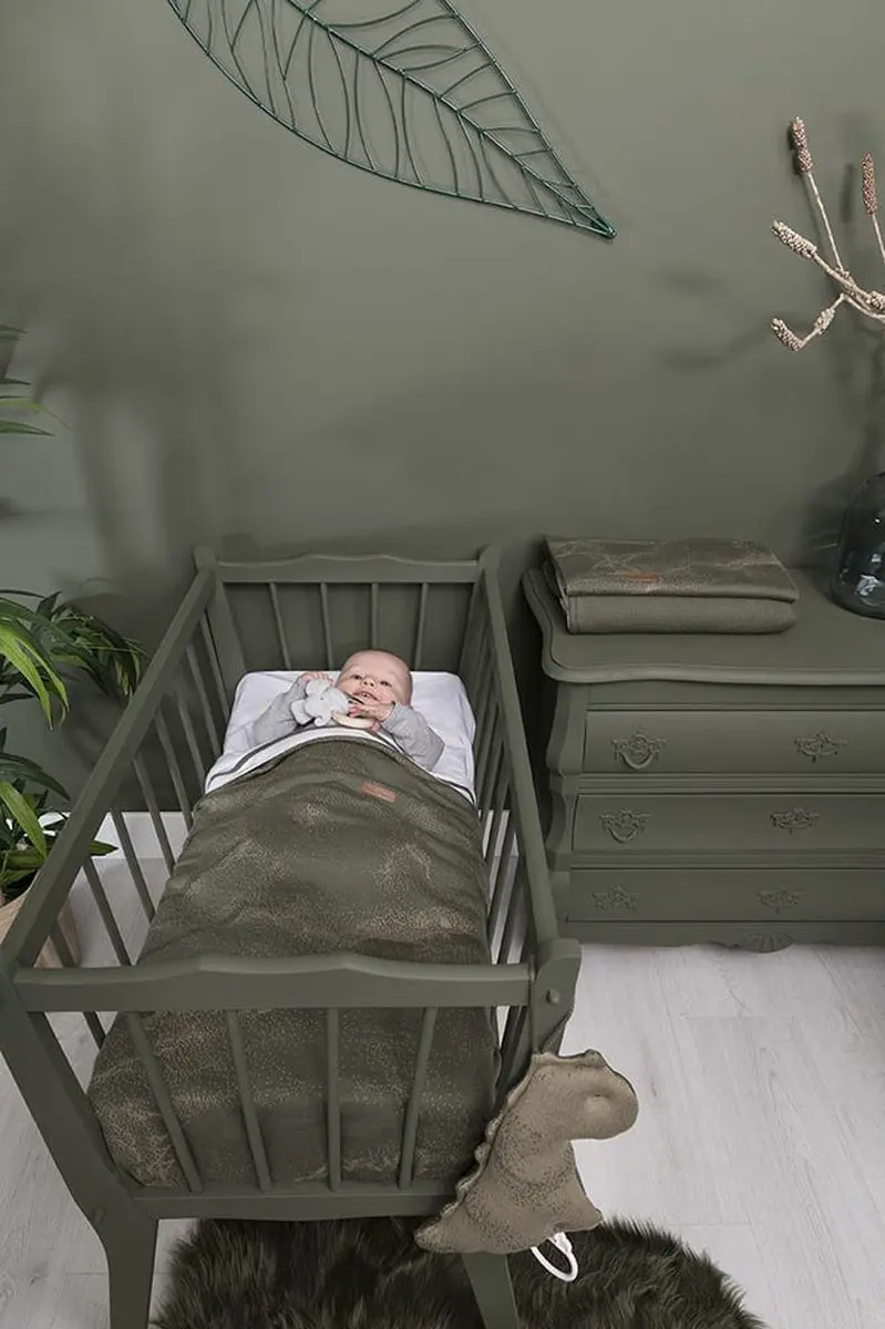 Baby's Only Gebreide Wiegdeken Marble - 70x95cm - Grijs/Zilvergrijs