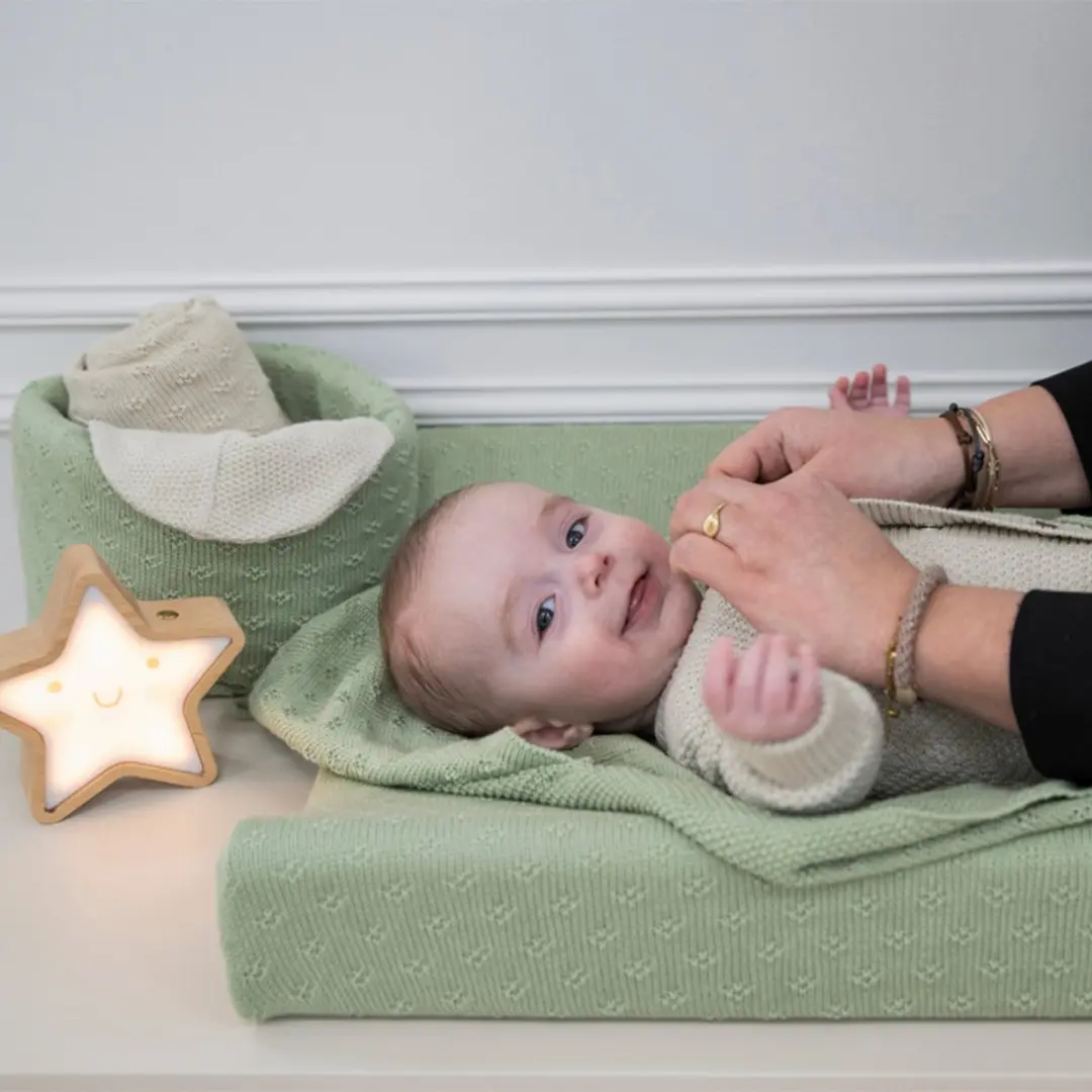 Baby's Only Gebreid Commodemandje Laurel Green