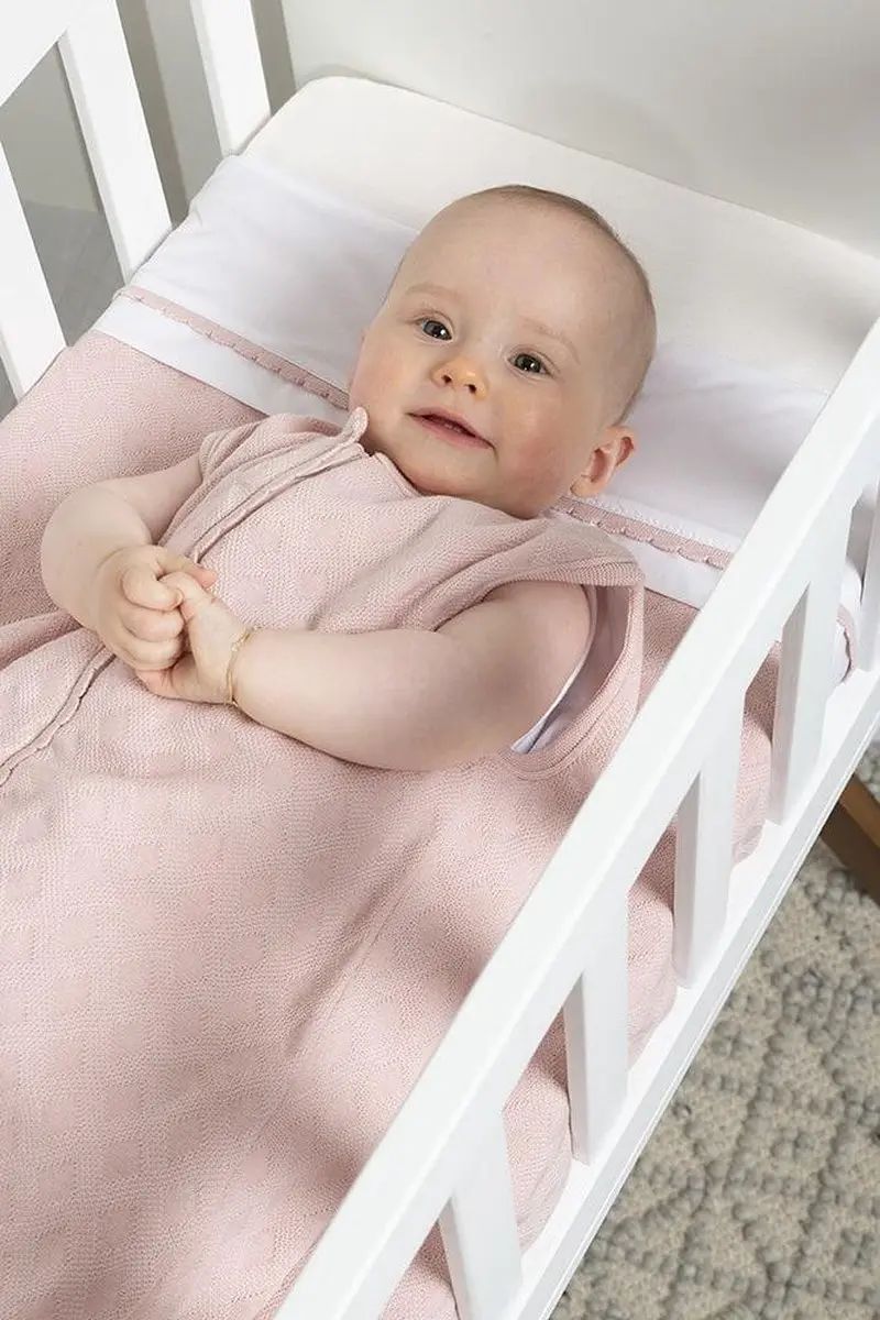 Baby's Only Wiegdeken Chenille Reef Misty Pink 70x95cm - 1.3 TOG