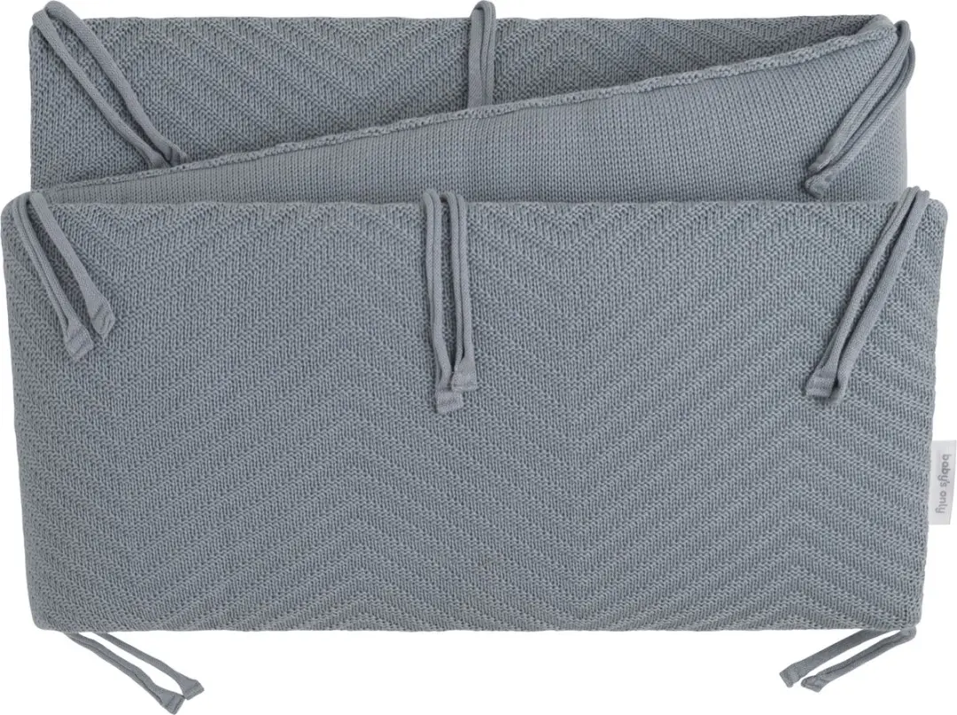 Baby's Only Grace Gebreide Bedbumper Nordic Blue