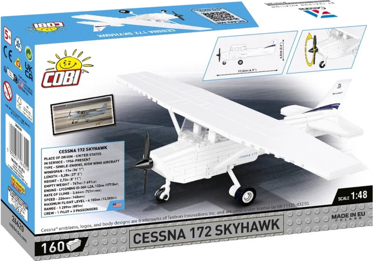 Cobi Cessna 172 Skyhawk Bouwset 160 Stuks