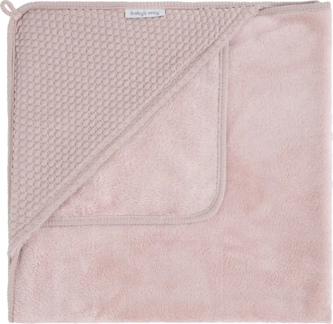Baby's Only Wikkeldeken Sky Teddy Oudroze 75x75cm