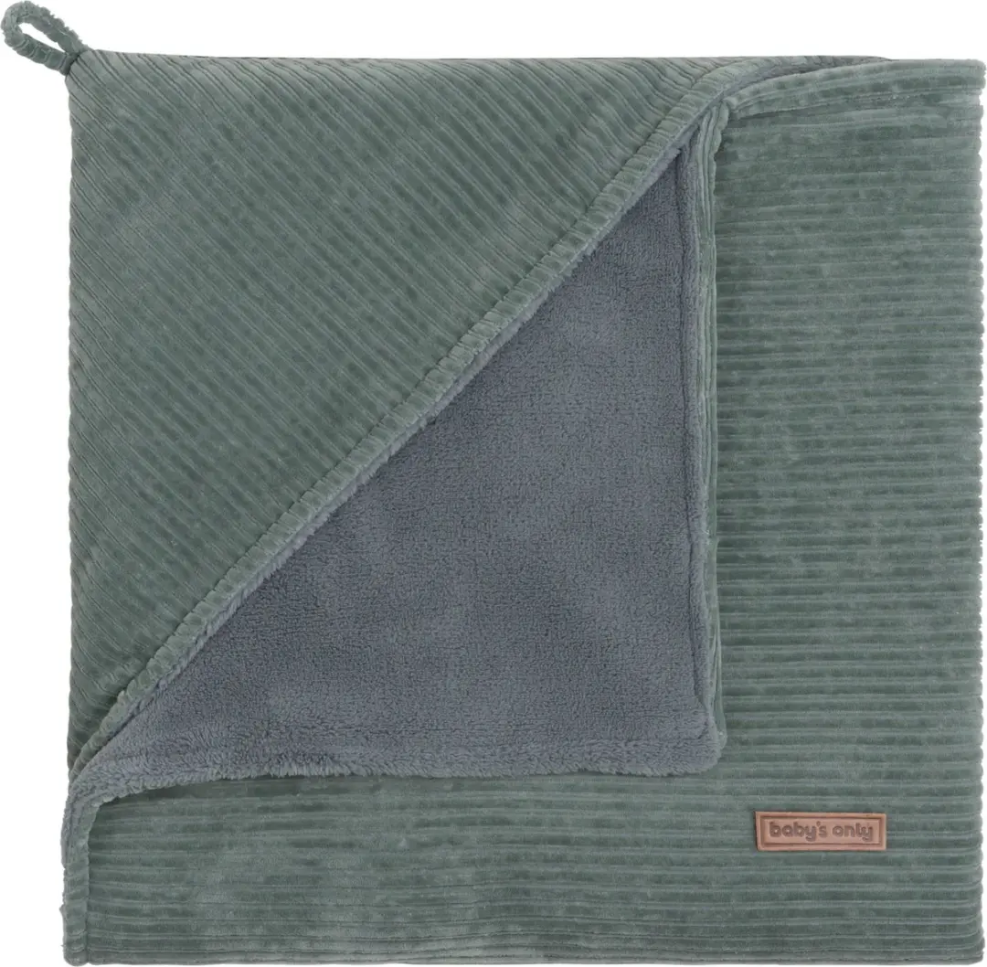 Baby's Only Wikkeldeken Sense Teddy Zeegroen 75x75cm