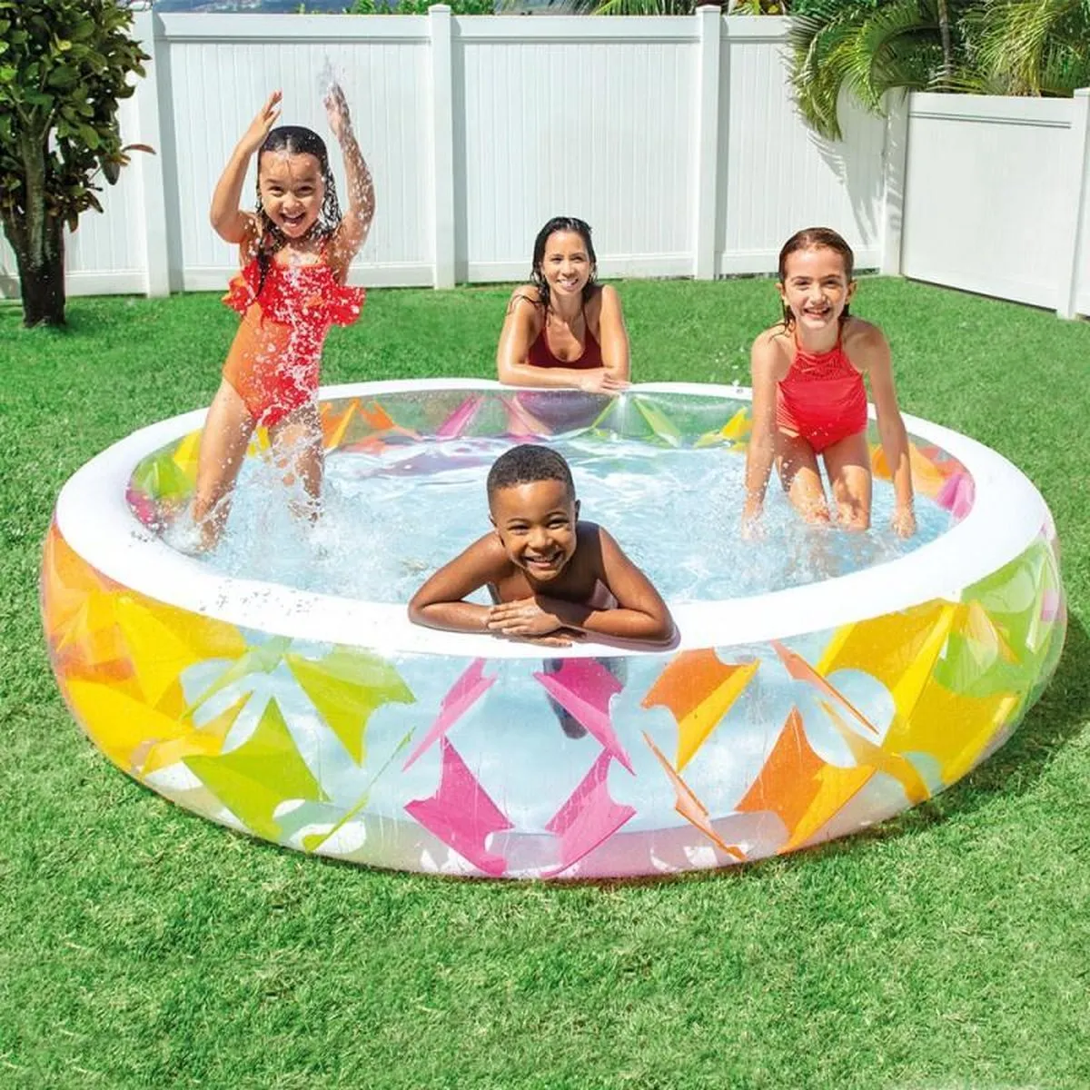Intex Zwembad Pinwheel 229cm - 840L - Transparant