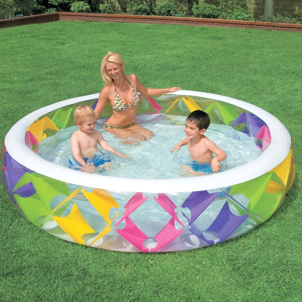 Intex Zwembad Pinwheel 229cm - 840L - Transparant