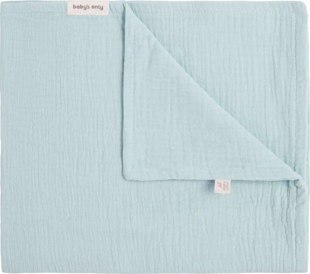 Baby's Only Wiegdeken Fresh ECO Misty Blue 70x95cm