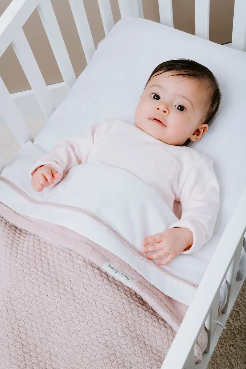 Baby's Only Wiegdeken Teddy Sky Oud Roze 70x95cm - 2.7 TOG