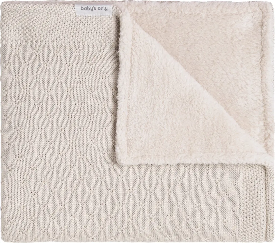 Baby's Only Wiegdeken teddy Mood Warm Linen 70x95cm