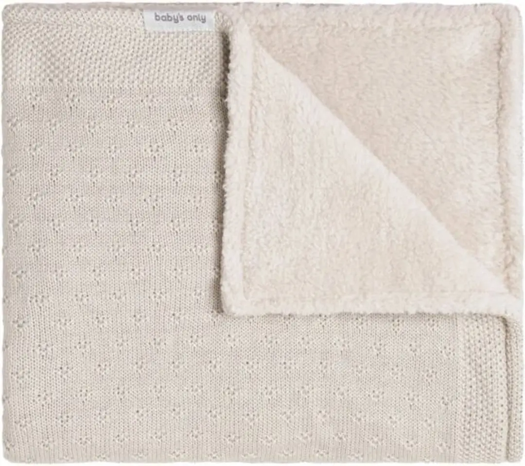 Baby's Only Wiegdeken teddy Mood Warm Linen 70x95cm