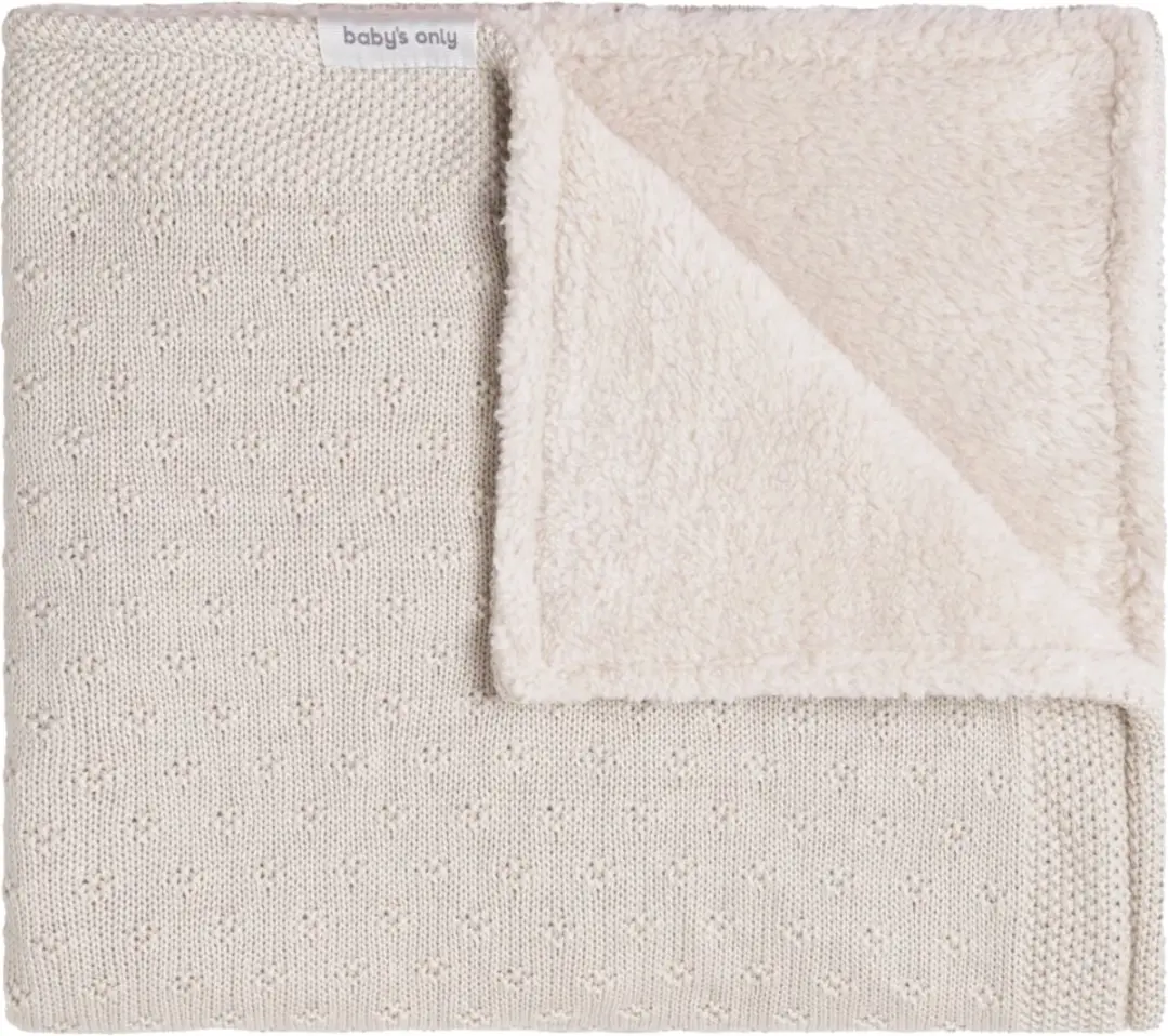 Baby's Only Wiegdeken teddy Mood Warm Linen 70x95cm