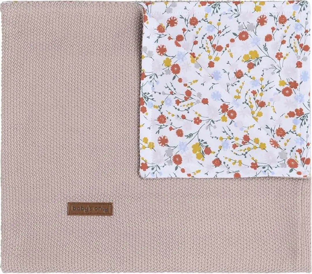 Baby's Only Ledikantdeken Bloom Oud Roze