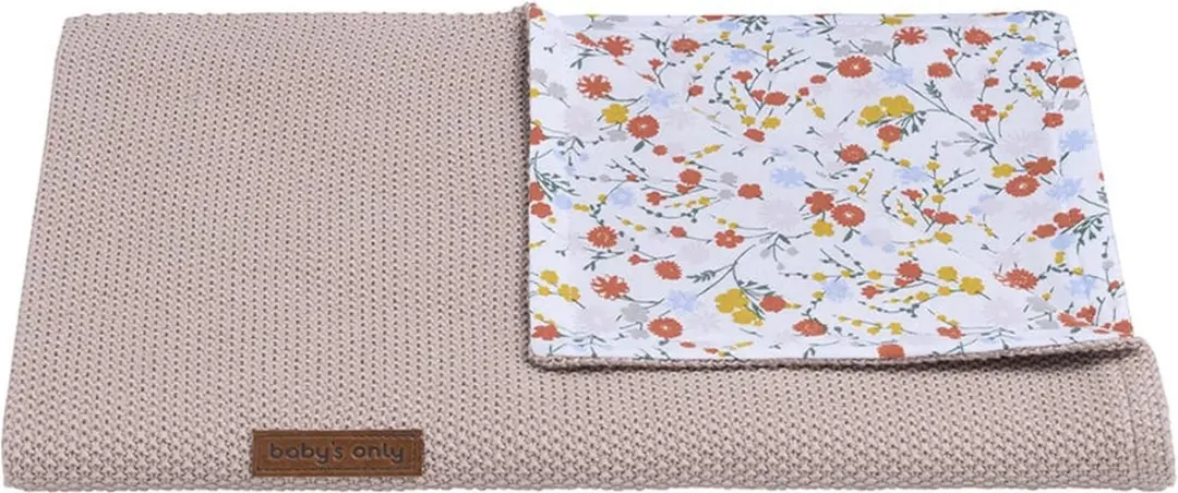 Baby's Only Ledikantdeken Bloom Oud Roze - 100x135cm