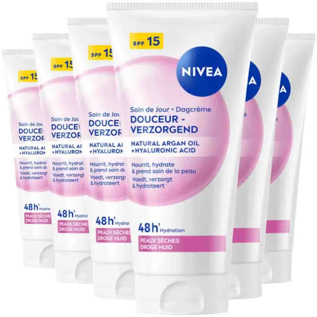 NIVEA Essentials Dagcrème SPF15 - 6x50ml - afbeelding 6 van 6