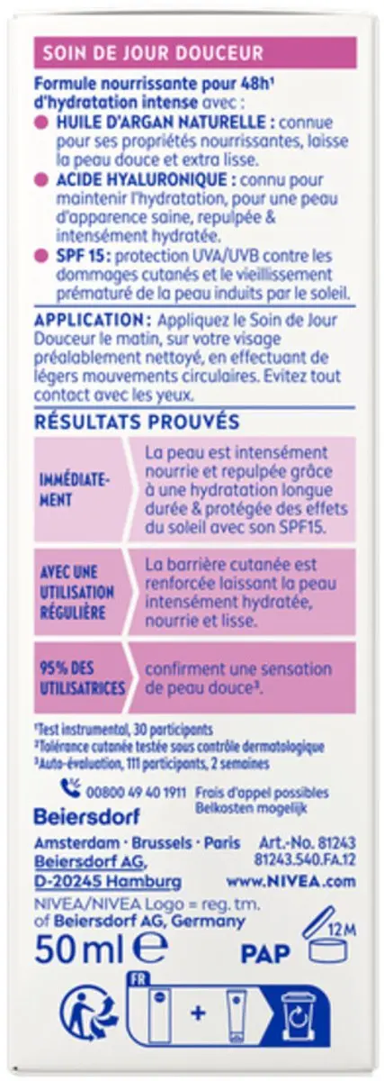 NIVEA Essentials Dagcrème SPF15 - 6x50ml