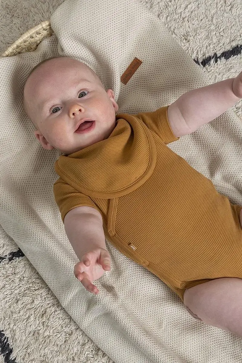 Baby's Only Bandana Slabber Caramel - 0-8 maanden - 100% Ecologisch Katoen