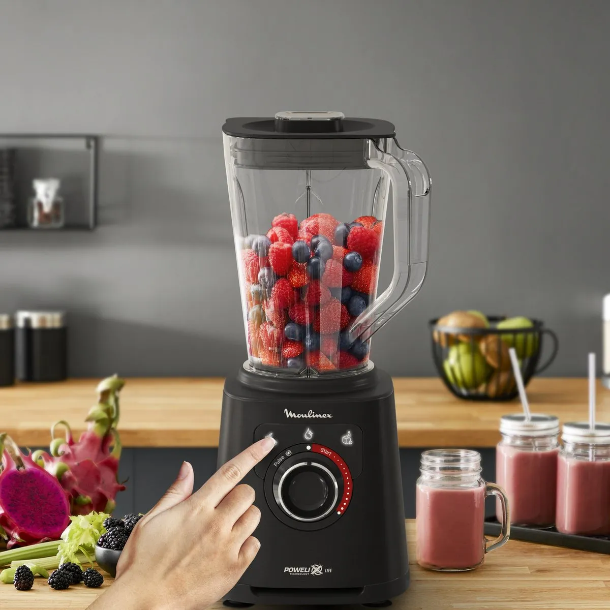 Moulinex Blendforce XXL LM4581 Blender 600W - Wit