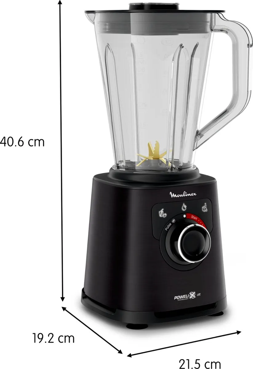 Moulinex Blendforce XXL LM4581 Blender 600W - Wit - afbeelding 6 van 6