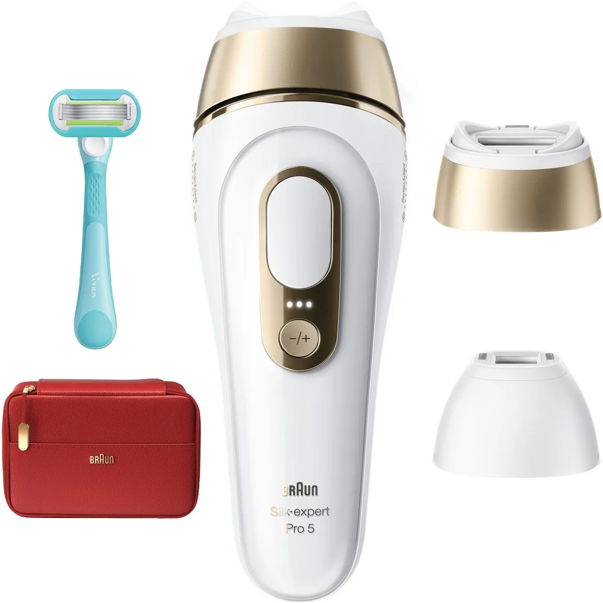 Braun Silk·expert Pro 5 PL5221 IPL Ontharingsapparaat - 400.000 Flitsen - Wit