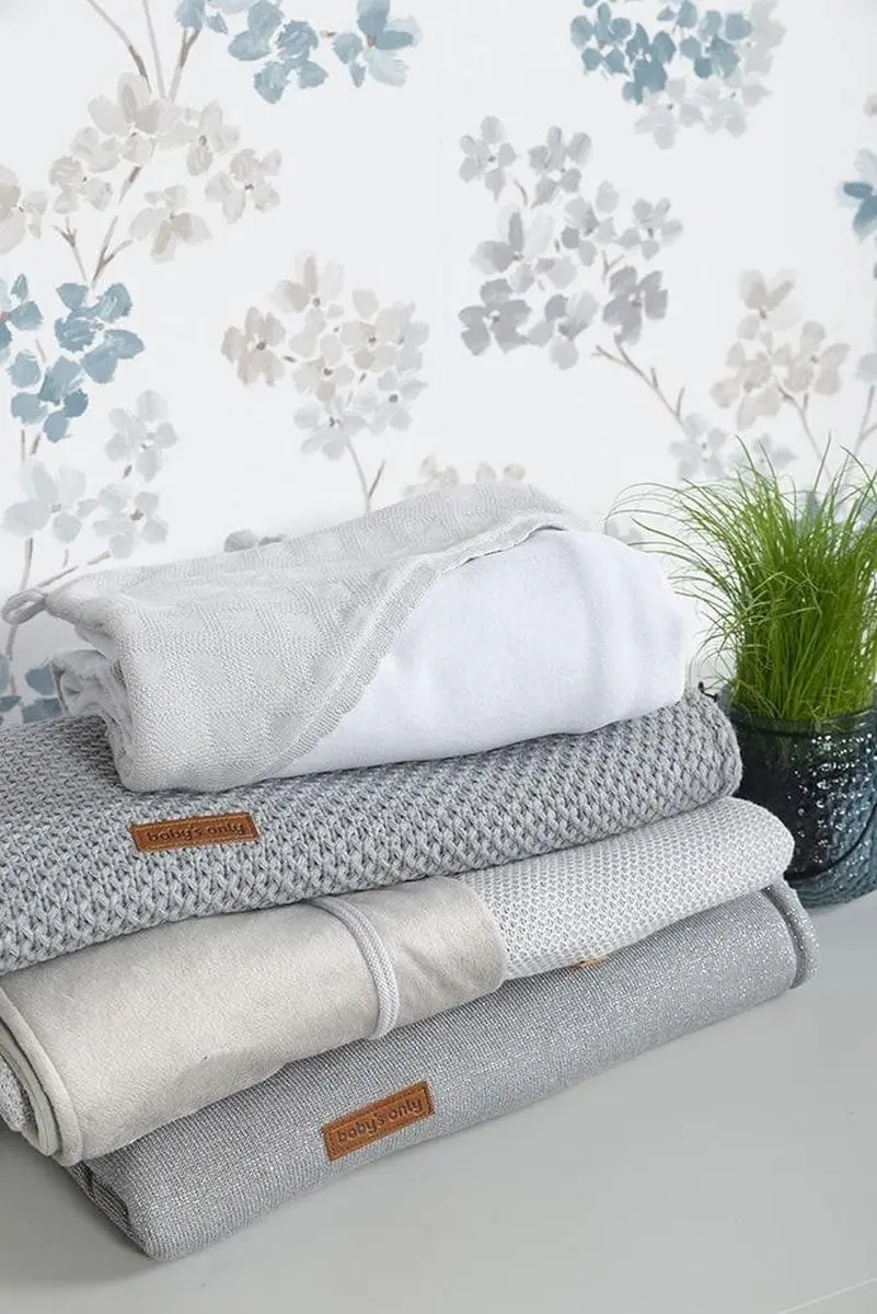 Baby's Only Wiegdeken Sparkle 70x95cm - 1.4 TOG - Zilvergrijs