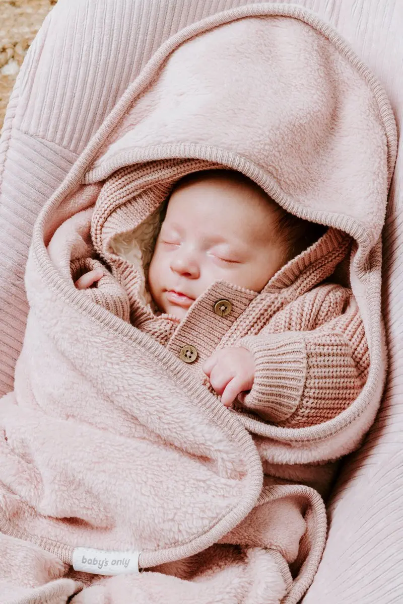 Baby's Only Wikkeldeken Cozy Dusty Grey 75x75cm