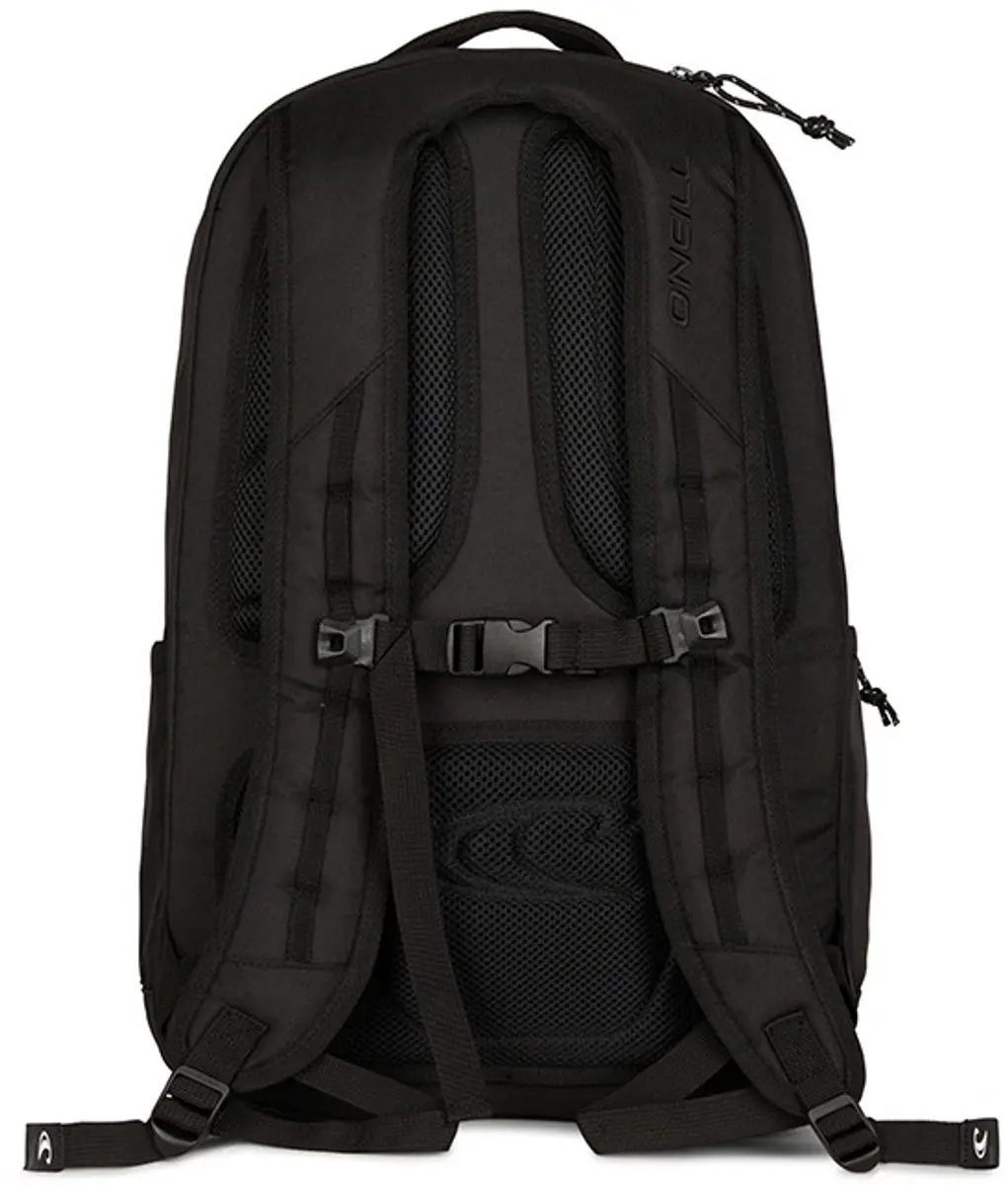 O'Neill President Backpack 17 inch - 4 Vakken - Zwart