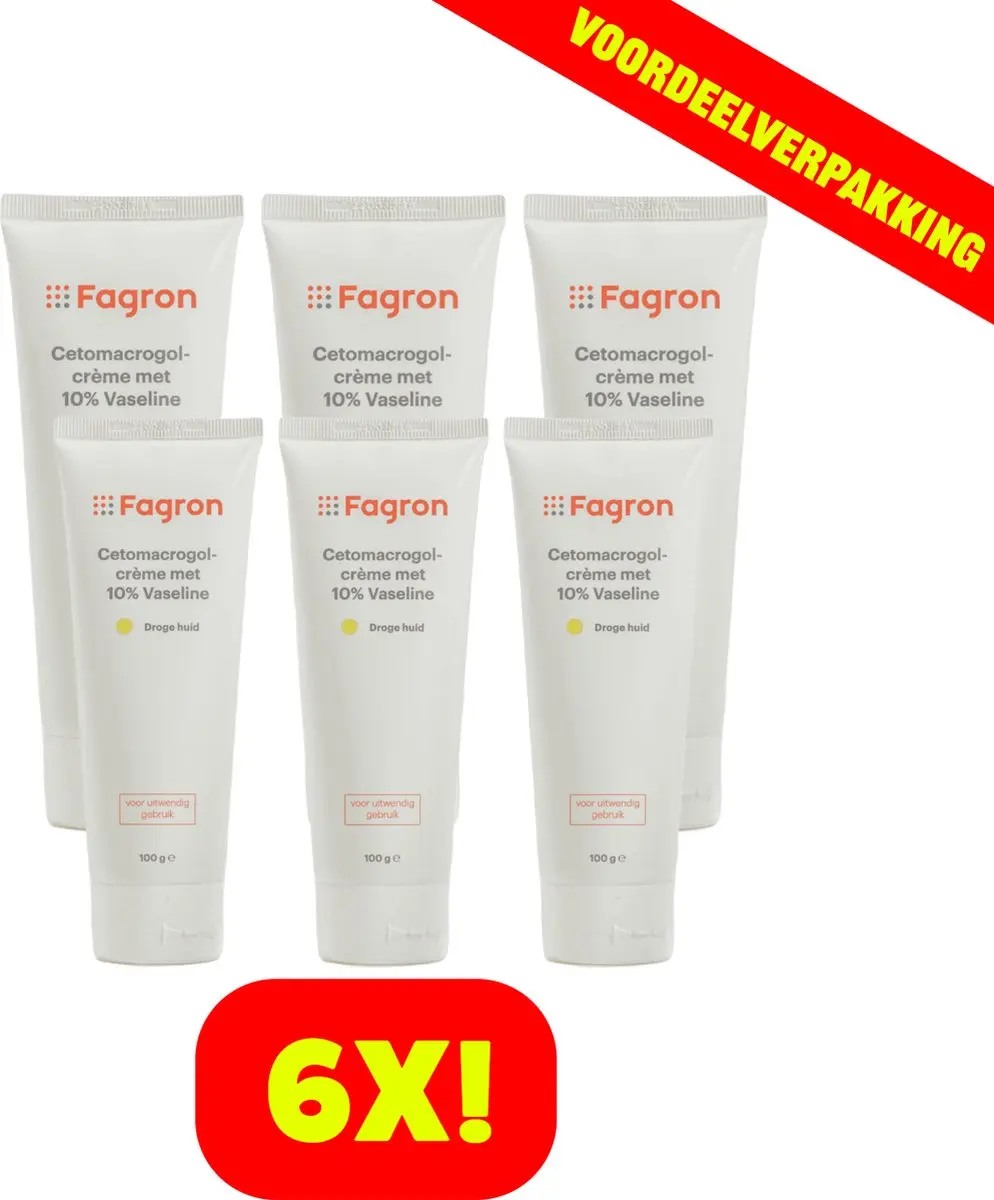 Fagron Cetomacrogolcrème 10% Vaseline 100ml