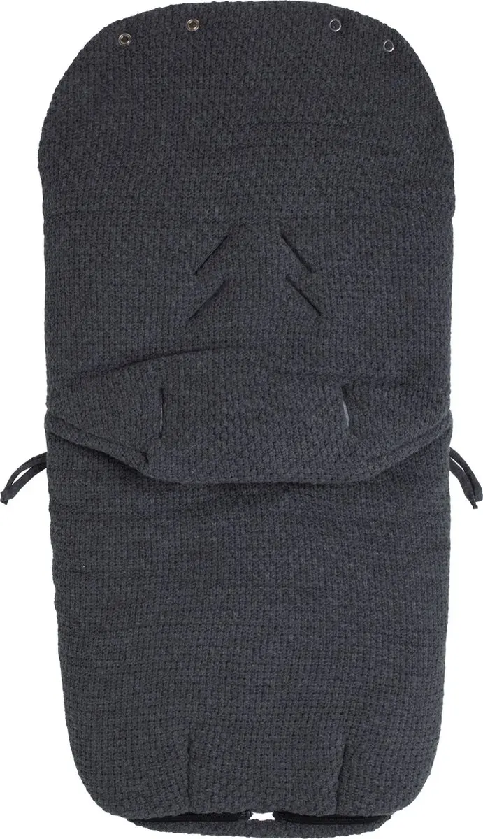 Baby's Only Voetenzak Buggy Robust - Antraciet - 3-puntsgordel